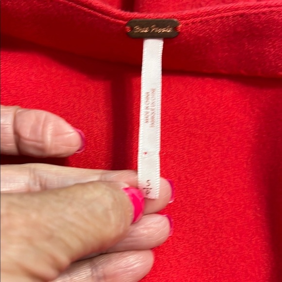 Free People Red Sleeveless Dress Sz S - Picture 5 of 6